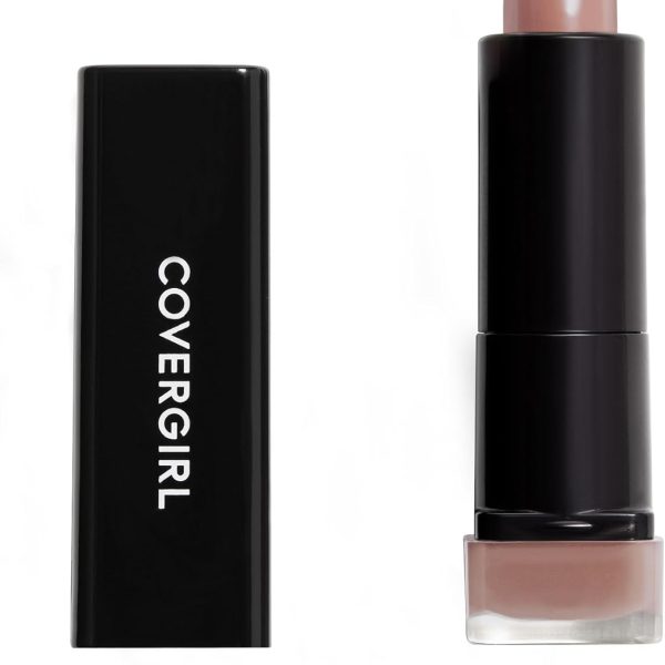 COVERGIRL Exhibitionist Lipstick Cream, Tempting Toffee 255, Lipstick Tube 0.123 OZ (3.5 g)