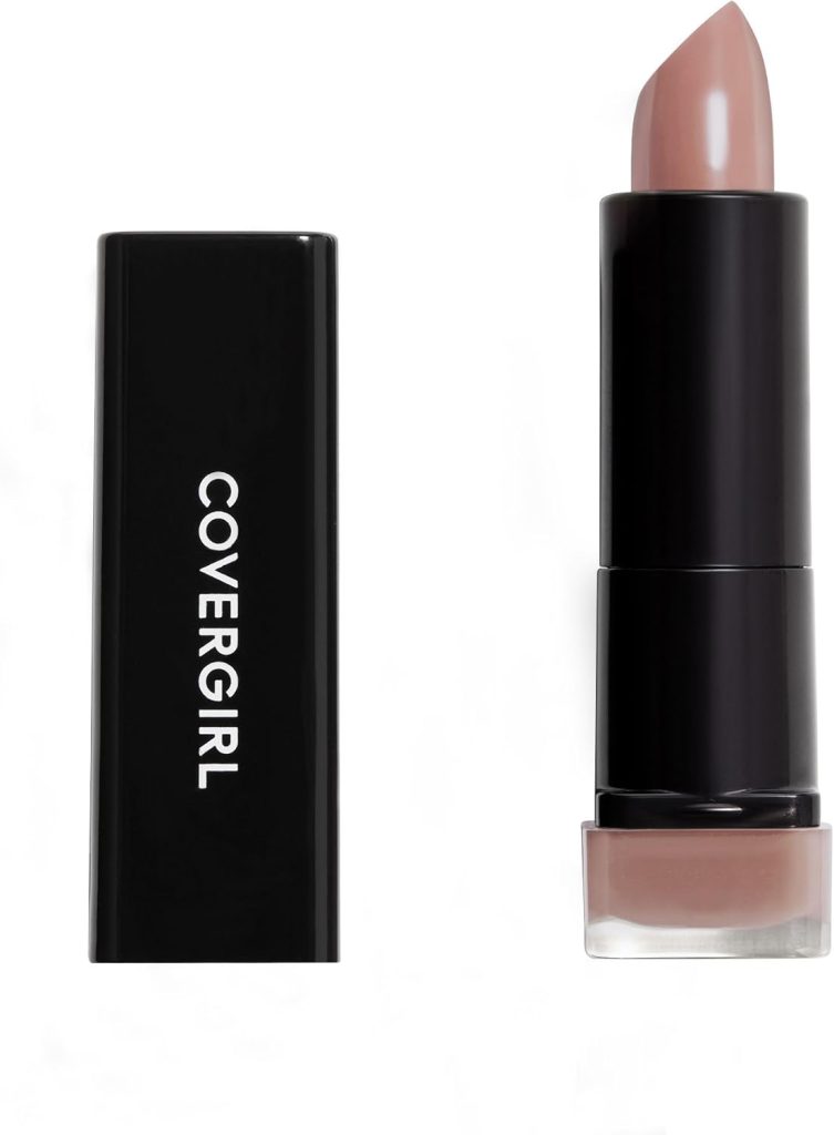 COVERGIRL Exhibitionist Lipstick Cream, Tempting Toffee 255, Lipstick Tube 0.123 OZ (3.5 g)