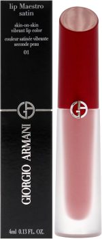 Lip Maestro Satin Long-Lasting Lipstick - 01 Summer Adventure by Giorgio Armani for Women - 0.13 oz Lipstick