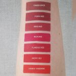 ⁦Aromi Orange Liquid Lipstick, Bright Red Tangerine Lip Color with Matte Finish, Long Lasting Lipstick, Vegan, Cruelty-free, Handmade (Orange Tangerine)⁩ - الصورة ⁦5⁩