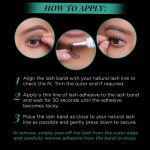 ⁦Ardell Natural Lashes False Eyelashes 120 Black (4 pack)⁩ - الصورة ⁦5⁩