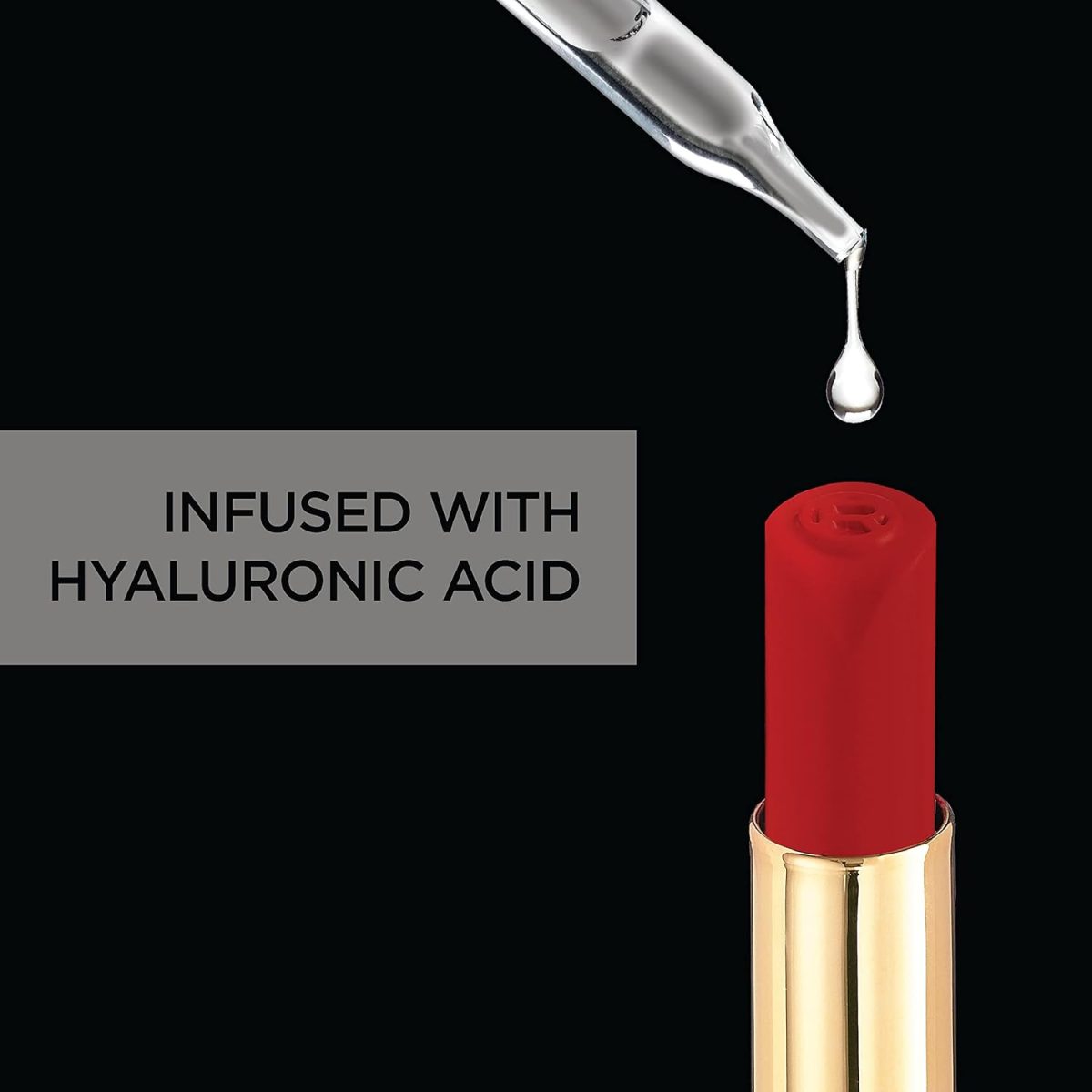 ⁦L'Oreal Paris Colour Riche Intense Volume Matte Lipstick, Lip Color Infused with Hyaluronic Acid for up to 16hr All Day Comfort, Le Wood Nonchalant, 0.06 Oz⁩ - الصورة ⁦4⁩