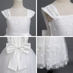 ⁦Girls Rainbow Costume Pageant Princess Party Tulle Dress Kids Baptism Christening 3rd Birthday Party Carnival Long Maxi Ball Gown Children's day Gift⁩ - الصورة ⁦6⁩