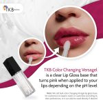 ⁦TKB Trading, LLC - TKB Color Changing Versagel Lip Gloss Foundation | Clear to Pink | Vegan, Cruelty Free, Long Lasting | Do It Yourself⁩ - الصورة ⁦2⁩