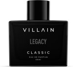Villain Legacy Classic Luxury Premium Long Lasting Fragrance Eau de Perfum for Men, 50ml