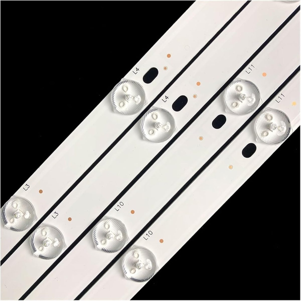 ⁦SHYHHTS 6V2W Tv Led Backlight Bar for MS-L1312 55inch 4Pairs/Set Tv Repair SN055LDU851-2H 55LDUCV6488-Y-2H CX550DLEDM LE5566⁩ - الصورة ⁦3⁩