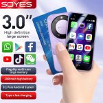⁦SOYES F8 Pro Max Mini Mobile Phone Android 8.1, 1GB 16GB, 2000mAh Battery, Face ID, 3.0" Screen⁩ - الصورة ⁦8⁩