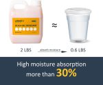 ⁦wisedry [ 2 LBS ] Silica Gel Desiccant Beads Bulk with Color Indicating, Bead Size 2-4 mm, Rechargeable⁩ - الصورة ⁦5⁩