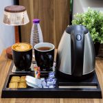 ⁦Hotel Kettle Set With Cup & Serving Tray 1200ml Kettle Capacity 1350W⁩ - الصورة ⁦3⁩