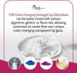 ⁦TKB Trading, LLC - TKB Color Changing Versagel Lip Gloss Foundation | Clear to Pink | Vegan, Cruelty Free, Long Lasting | Do It Yourself⁩ - الصورة ⁦5⁩