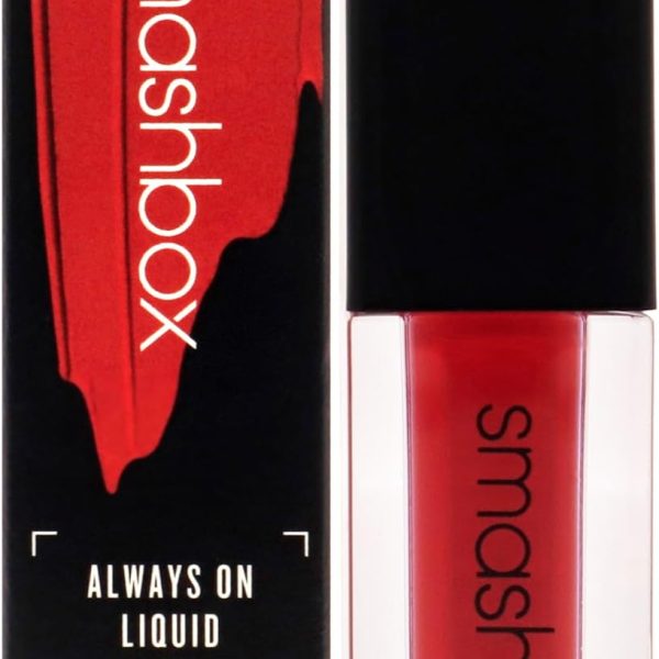 Smashbox Always On Longwear Matte Liquid Lipstick, Non-drying, Water-resistant, Bawse