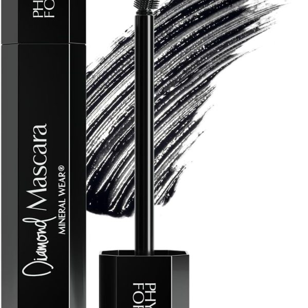 Physicians Formula Mineral Wear Diamond Mascara Black Diamond 2.12 FL Oz, Dermatologist Tested, Opthahlamologist Approved, Sensitive Eyes