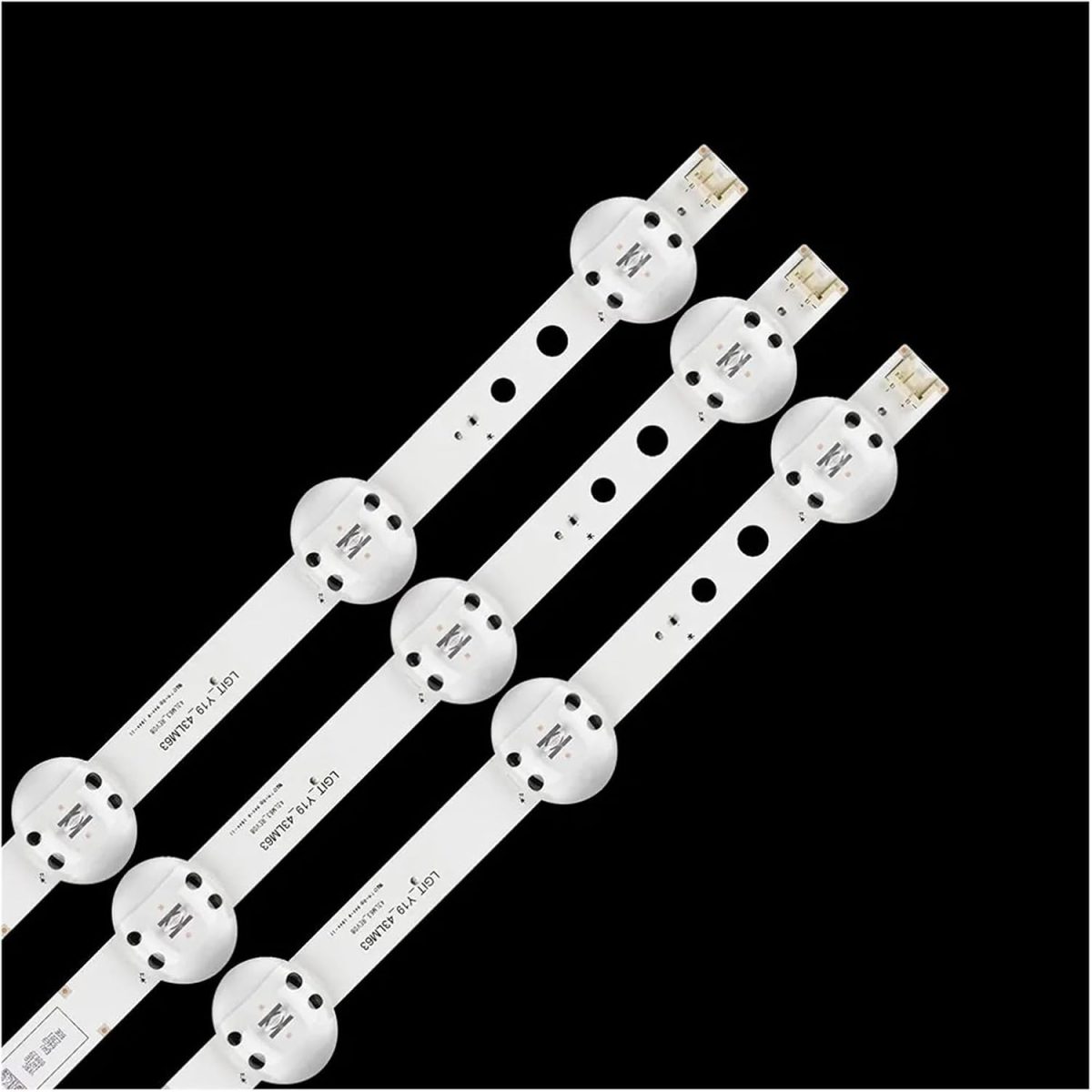 ⁦SHYHHTS 3pcs/set 6V 423mm TV Backlight for L/G 43inch CSP SSC_Y19_43LM63 SSC_Y19_Trident_43LM63_REV00_181029 43LM6300PLA⁩ - الصورة ⁦3⁩