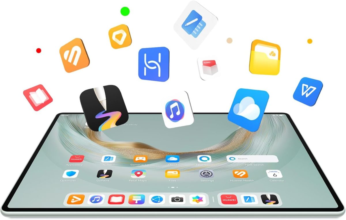 ⁦HUAWEI MatePad Pro 12.2" Tablet,12+512G OLED PaperMatte Display, PC-level WPS Office & HUAWEI Notes, GoPaint APP with Brushes, Glide Keyboard, Extra Care+ Wireless Mouse + M-Pencil+ Backpack (Green)⁩ - الصورة ⁦9⁩