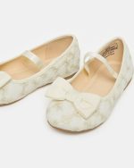 ⁦REDTAG Girls Cream Floral Ballerina⁩ - الصورة ⁦3⁩