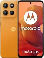 ⁦Motorola Moto G15 Dual-SIM 128GB ROM + 4GB RAM (GSM Only | No CDMA) Factory Unlocked 4G/LTE Smartphone (Sunrise Orange) - International Version⁩ - الصورة ⁦2⁩