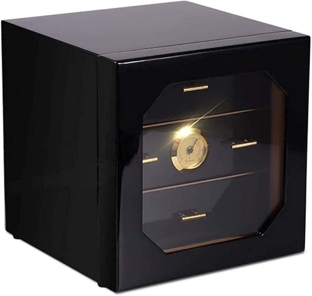Smoking Set/Cigar Accessories Cigar Cabinet Humidor With Hygrometer And Humidifier, 3 Layer Drawers, Decent Cigar Box Decorative Box Wauyan