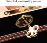 ⁦Smoking Cigar Humidor Cedar Wood Humidor Portable Moisturizing Cigarette Case Protect The Cigar Box Decorative Box Wauyan⁩ - الصورة ⁦6⁩