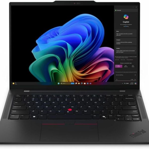Lenovo ThinkPad T14s Gen 6 21N1002DUS 14" Copilot+ PC Notebook - WUXGA - Qualcomm Snapdragon X Plus X1P-42-100 - 16 GB - 512 GB SSD - English Keyboard - Black