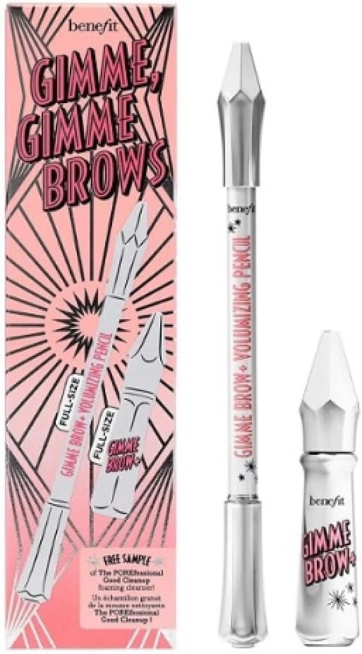 Benefit Gimme, Gimme Brows Gel and Pencil Set, 05 Warm Black Brown