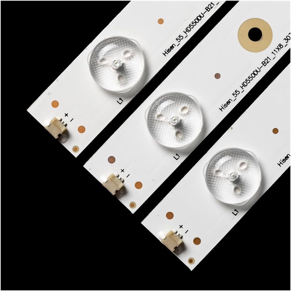 ⁦3V TV Backlight LED Strip for Hi.sen/se 55inch 8leds 2015CHI550-B81-3228 LM41-00182A LED55K300YU LED55K300UD LED55K5100U LED55EC52⁩ - الصورة ⁦3⁩