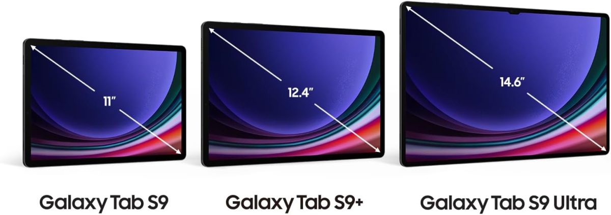 ⁦Samsung Galaxy Tab S9, 8GB RAM, 128GB Storage, Graphite, (KSA Version)⁩ - الصورة ⁦3⁩