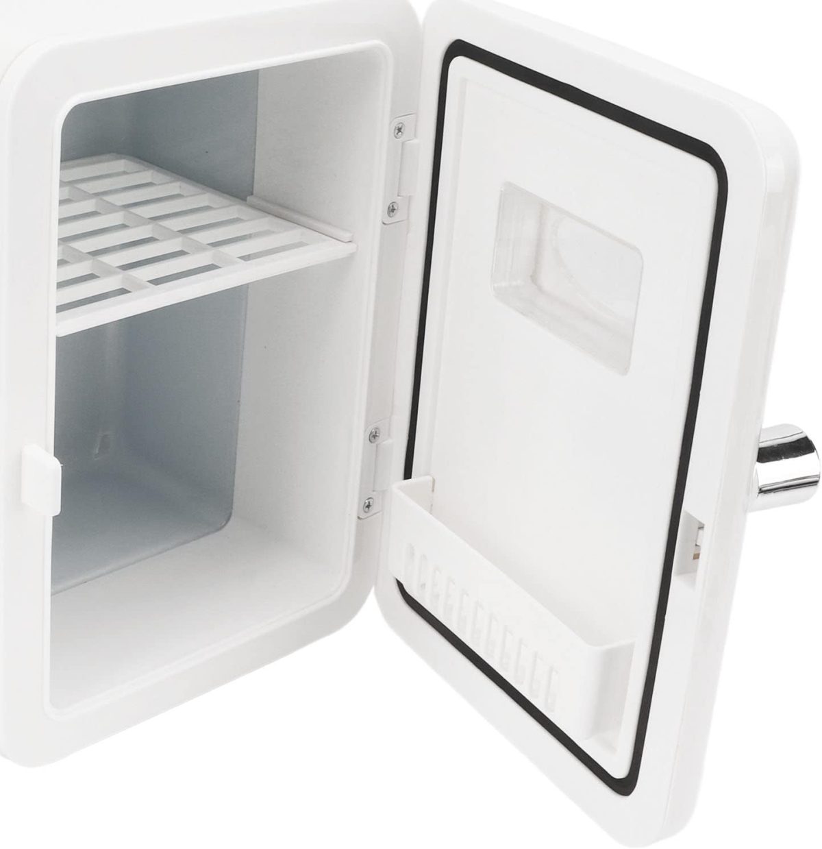 ⁦LJCM 6L Car Refrigerator, 45W 220V White Portable Refrigerator Space Saving Compact Structure for Home (UK Plug)⁩ - الصورة ⁦3⁩