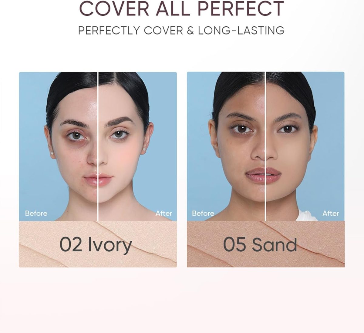 ⁦SKINTIFIC Cushion Foundation | Perfect Air Cushion | SPF 35 PA++++ | Oil-Control Waterproof Matte Finish Poreless Foundation⁩ - الصورة ⁦6⁩