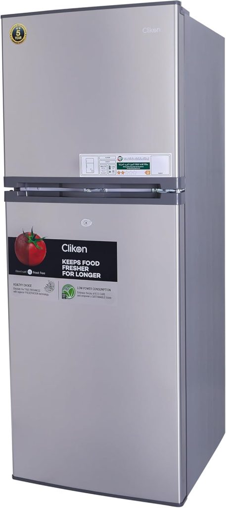 CLIKON REFRIGERATOR NO FROST 325L, 11.4 Cubic feet Referigator,FREEZER 2.5 cubic feet, 8.9 Cubic feet Referigator CK6043, WITH 2 YEARS WARRANTY