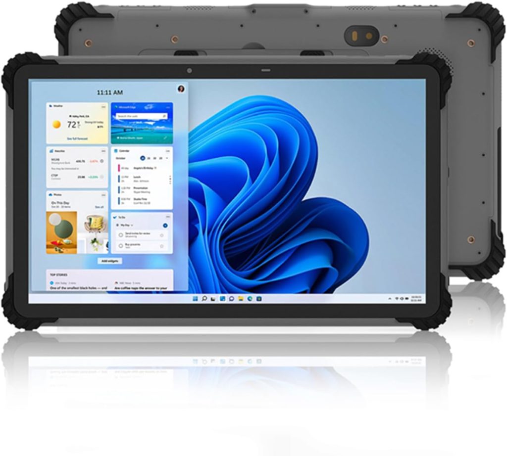 Breloom ST13-U Rugged Tablet, 13.3" Windows 11 Pro Tablet Intel I5-1235U, 8GB+256GB, IP65 Waterproof, 4G LTE/GPS/BT5.2/WiFi 6, 13MP+5MP Camera, 8000mAh Battery (I7, 16+1T, w/2D)