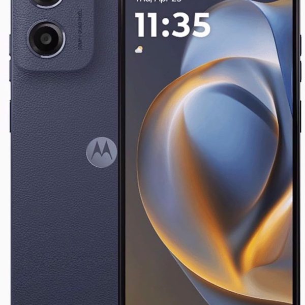 Motorola Moto E15 Dual-SIM 64GB ROM + 2GB RAM (GSM Only | No CDMA) Factory Unlocked 4G/LTE Smartphone (Denim Blue) - International Version