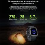 ⁦DMG TECH 1.85" Smart Watches for Men with Bluetooth Call (Answer/Make Call),New Fitness Tracker, IP68 Waterproof Military Smart Watches with Heart Rate, Blood Oxygen and Sleep Monitor (Black)⁩ - الصورة ⁦7⁩