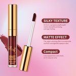 ⁦Excefore Matte Liquid Lipstick Set, 6PCS Excellent Long Lasting & Waterproof Sweatproof Summer Proof Lip Gloss, Beauty Cosmetics Makeup Set, Lightweight Professional Moisturizing Makeup Lips Gift Kit⁩ - الصورة ⁦8⁩