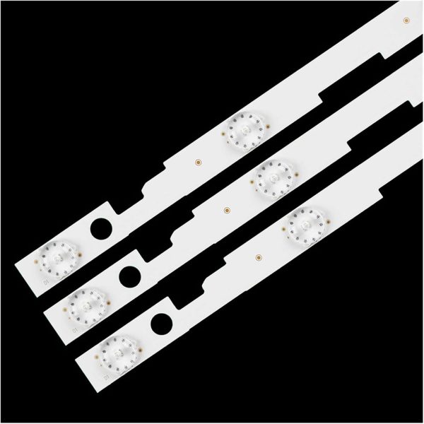 SHYHHTS 828mm 3pcs Backlight TV Strip LED for S.har/p 43inch RF-AJ430S30-0901S-09 CRH-P43KP30300309641 LC-43FG5242E LC-43UI7252E