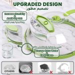 ⁦LBMT Microwave Cover for Food, Clear Microwave Splatter Cover with Water Steamer and Handle, 10 Inch Plate Covers, Kitchen Gadgets and Accessories⁩ - الصورة ⁦3⁩