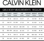 ⁦Calvin Klein Girls Sleeveless Party Dress, Fit and Flare Silhouette, Round Neckline & Back Zip Closure Special Occasion Dress⁩ - الصورة ⁦5⁩