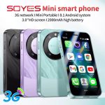 ⁦SOYES F8 Pro Max Mini Mobile Phone Android 8.1, 1GB 16GB, 2000mAh Battery, Face ID, 3.0" Screen⁩ - الصورة ⁦9⁩