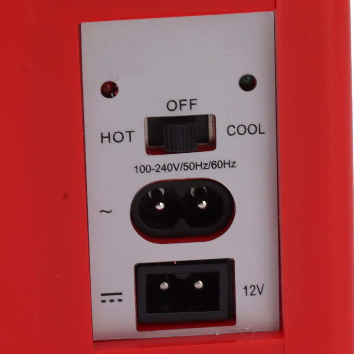 ⁦fannay 4L Mini Fridge, 36W DC12V Portable Cooler and Warmer with AC DC Adapters, Multifunctional Travel Small Refrigerator for Food, Drinks, Skin Care, Beauty, Breast Milk (Red)⁩ - الصورة ⁦9⁩