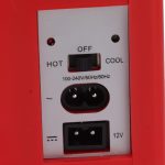 ⁦fannay 4L Mini Fridge, 36W DC12V Portable Cooler and Warmer with AC DC Adapters, Multifunctional Travel Small Refrigerator for Food, Drinks, Skin Care, Beauty, Breast Milk (Red)⁩ - الصورة ⁦9⁩