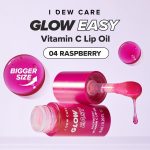 ⁦I DEW CARE Lip Gloss - Glow Easy Raspberry | Jojoba Seed Oil, Vitamin C, Pigmented Glossy Stain, Hydrating, Korean Makeup, Pink Color, Moisturizing, Nourishing, 0.20 FL Oz⁩ - الصورة ⁦2⁩