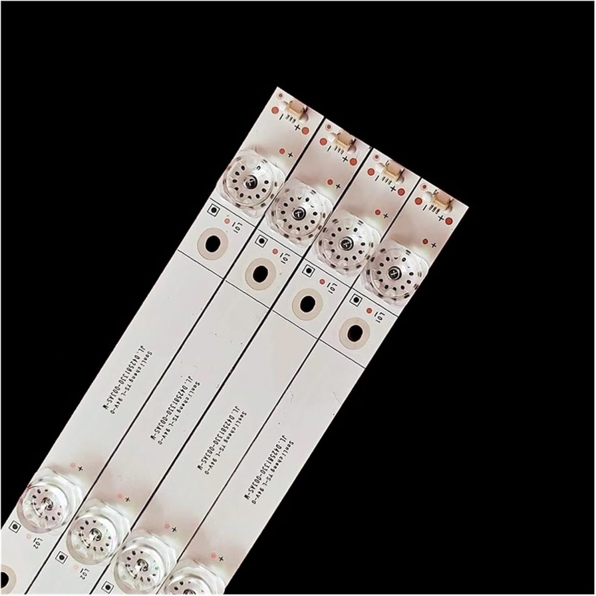 ⁦4pcs 779mm TV Backlight Strip for Hi.sen/se 43inch JL.D42581330-003AS-M 43R6E H43A6200 H43A6250 H43A6100 H43AE6100 43H6E 43H6080E⁩ - الصورة ⁦2⁩