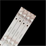 ⁦4pcs 779mm TV Backlight Strip for Hi.sen/se 43inch JL.D42581330-003AS-M 43R6E H43A6200 H43A6250 H43A6100 H43AE6100 43H6E 43H6080E⁩ - الصورة ⁦2⁩