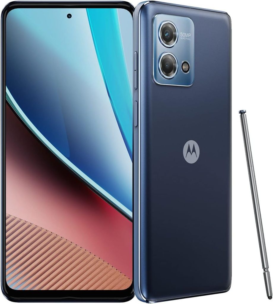 Motorola Moto G Stylus (2022) Dual SIM 128GB ROM + 4GB RAM (GSM ONLY | NO CDMA) Factory Unlocked 4G/LTE Smartphone (Twilight Blue) - International Version