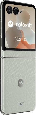 ⁦Motorola Razr 60 DUAL-SIM 256GB ROM + 8GB RAM (GSM | CDMA) Factory Unlocked 5G Smartphone (Lightest Sky) - International Version⁩ - الصورة ⁦10⁩