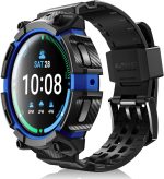 SUPCASE [Unicorn Beetle Pro Series] Case for Galaxy Watch 5 Pro 45mm (2022 Release), Rugged Protective Case with Strap Bands - Dark Blue