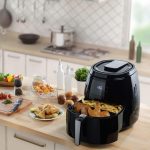 ⁦AL SAIF 9Liter 1800W Electric Air Healthy Fryer With Digital to Fry, Bake, Grill, Roast Or Reheat, Black AL7304 2 Years warranty⁩ - الصورة ⁦2⁩