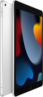 ⁦Apple 2021 iPad (10.2-inch, Wi-Fi + Cellular, 256GB) - Silver (9th Generation) (Renewed)⁩ - الصورة ⁦2⁩