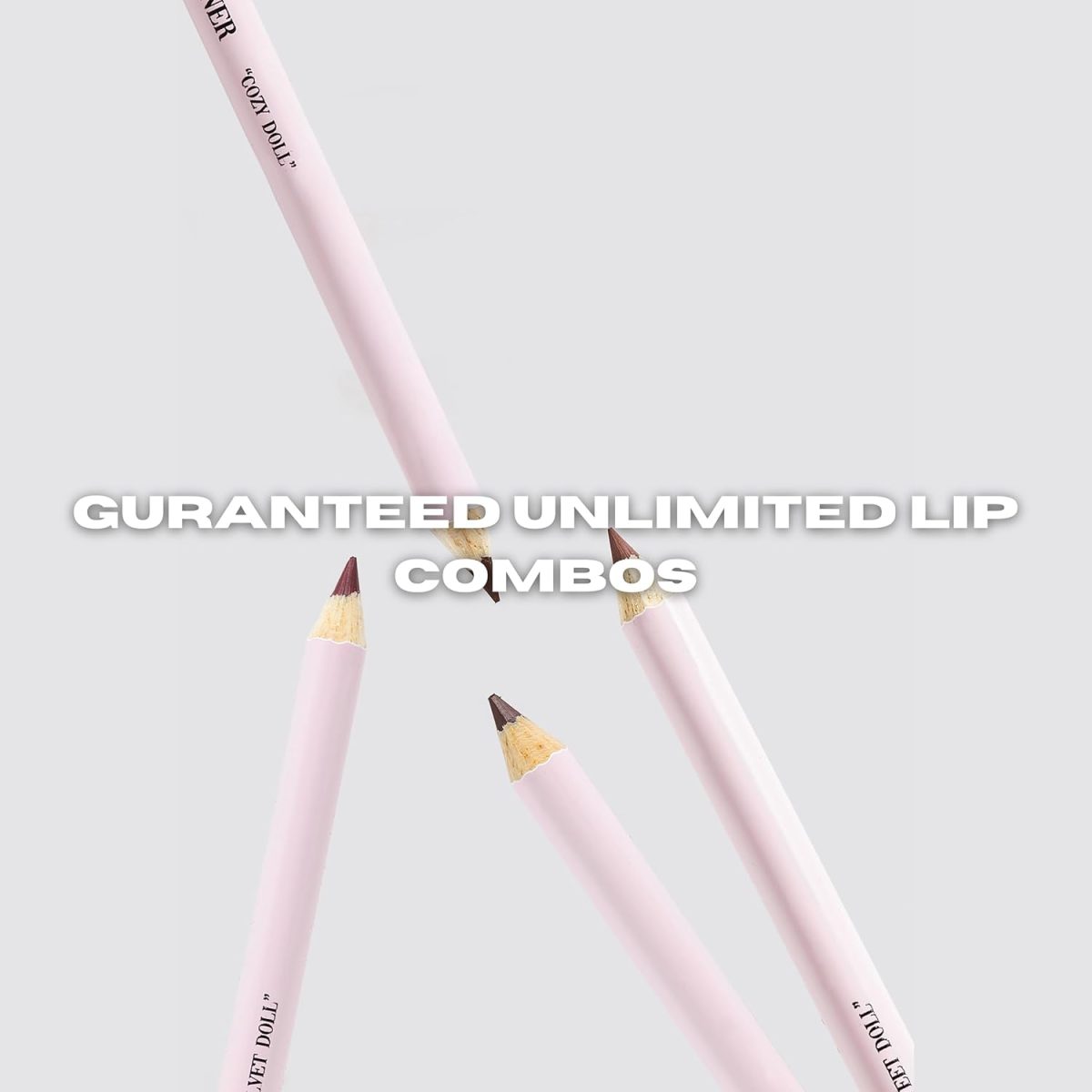 ⁦Dollsthetic -DOLLSTHETIC® Lip Liner Set 4 Pieces, Creamy Lip Liner, Long Lasting Matte Finish, Viral TikTok Lip Liner (Cocoa Doll, Sweet Doll, Velvet Doll, Cozy Doll) -⁩ - الصورة ⁦5⁩