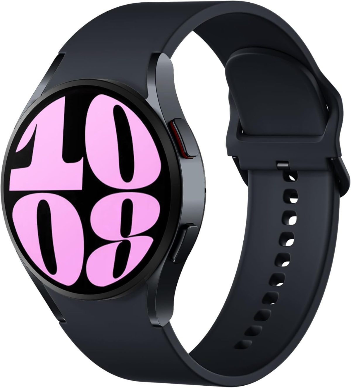 Upeak Compatible With Samsung Galaxy Watch Strap 40mm 44mm - Soft Silicone Sport Band for Watch 6 Classic, 5 Pro, 4 Classic, FE - No Gap Straps
