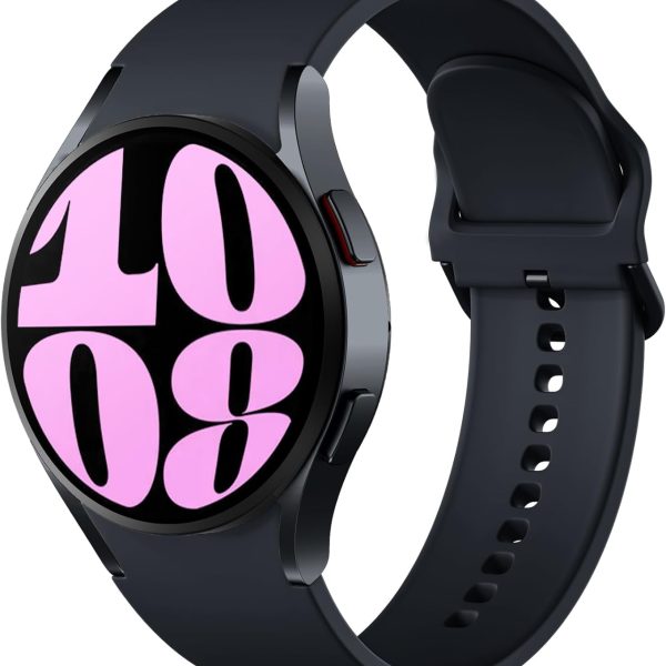 Upeak Compatible With Samsung Galaxy Watch Strap 40mm 44mm - Soft Silicone Sport Band for Watch 6 Classic, 5 Pro, 4 Classic, FE - No Gap Straps